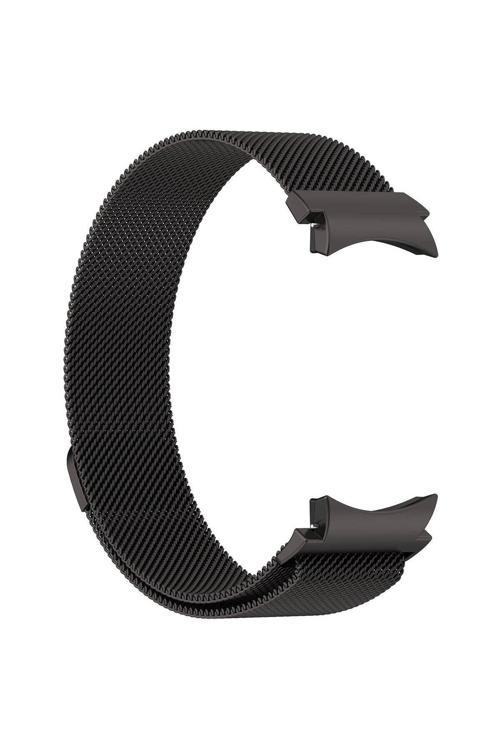 Galaxy Watch 6 40Mm Uyumlu Krd-01 Metal Zore Kordon-Siyah