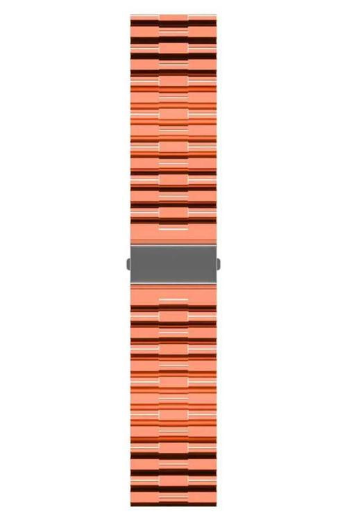 Galaxy Watch 46Mm Uyumlu Krd-27 22Mm Zyl Kordon Turuncu