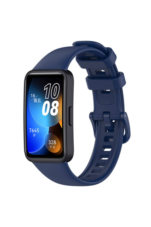 Huawei Band 8 Uyumlu Klasik Kordon-Lacivert