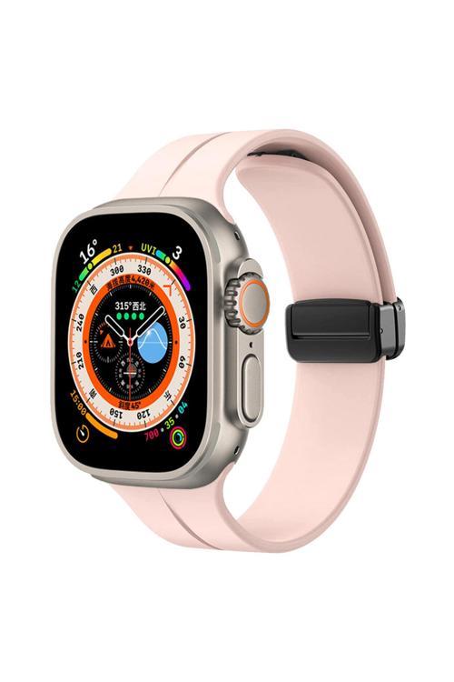 Watch Ultra 49Mm Uyumlu Krd-84 Uyumlu Tcg Kordon Pembe