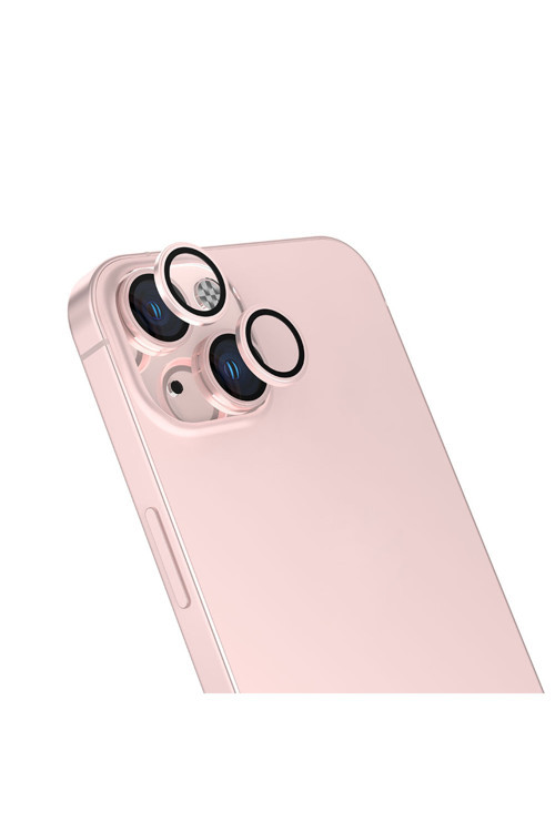 İphone 15 Plus Uyumlu Zore Cl-13 Kamera Htt Koruyucu-Pembe