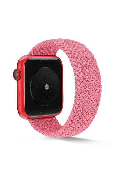 Watch 38Mm Uyumlu Krd-38 Medium Tuva Kordon-Pembe