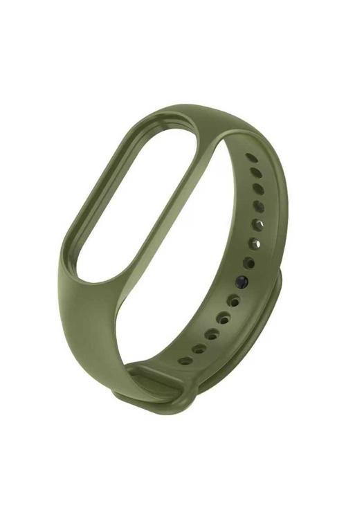 Xiaomi Mi Band 7 Uyumlu Klasik Zore Kordon-Haki