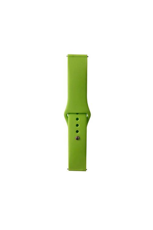 Huawei Gt2 46Mm Band Serisi 22Mm Klasik Kordon Silikon Strap Kayış-Yeşil