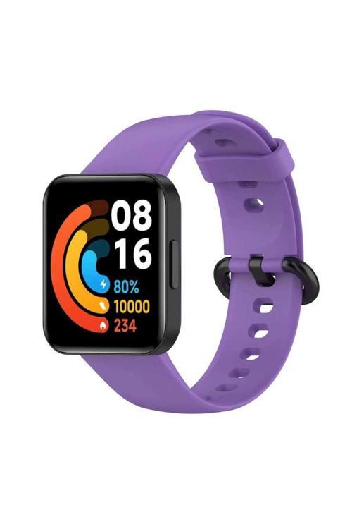 Xiaomi Redmi Watch 2 Lite Uyumlu Klasik Zore Kordon-Lila