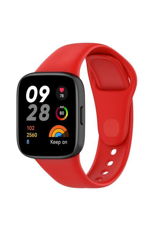Xiaomi Redmi Watch 3 Uyumlu Krd-81 Uyumlu Frm Kordon Kırmızı