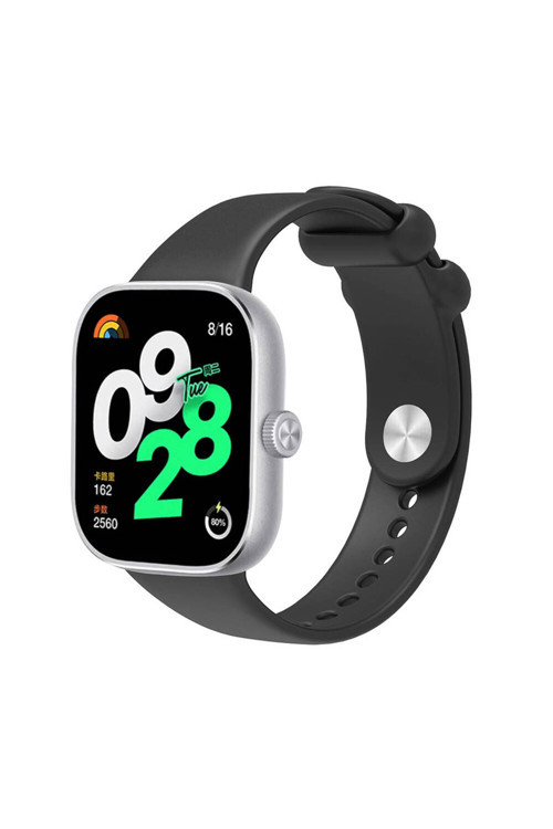 Xiaomi Redmi Watch 4 Clo- Krd-109 Silikon Kordon-Siyah