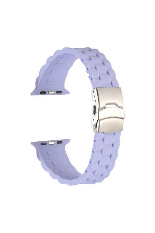 Watch Ultra 49Mm Kordon Krd-72 Uyumlu Strap Kayış Clo- Lila