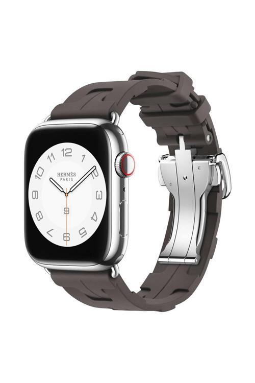 Watch 44Mm Spor Görünümlü Clo- Krd-94 Silikon Kordon-Haki