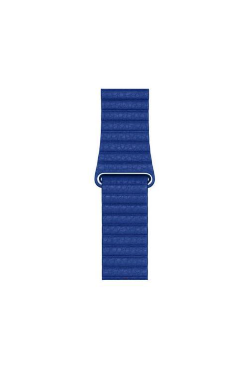 Watch 40Mm Uyumlu Krd-09 Deri Lop Pat Kordon Mavi