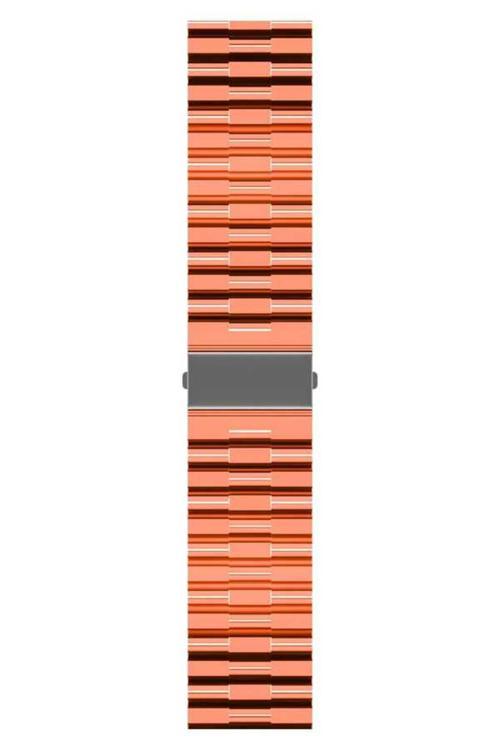 Gear S3 Uyumlu Krd-27 22Mm Zore Kordon-Turuncu