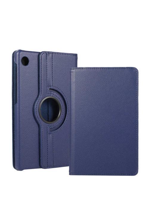 Lenovo Tab M10 Plus Tbtb-128F 3. Jenerasyon Uyumlu Dönebilen Standlı Kılıf-Lacivert