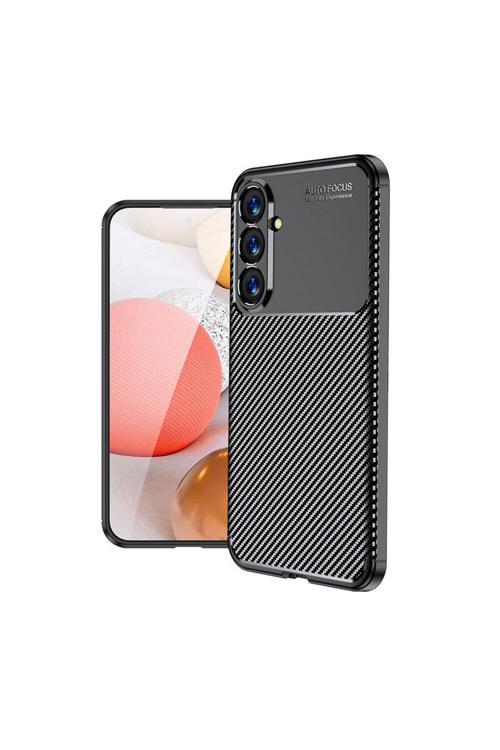 Galaxy S23 Fe Uyumlu Negro Silikon Kılıf-Siyah