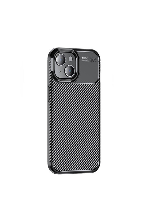 İphone 15 Uyumlu Negro Silikon Kılıf-Siyah