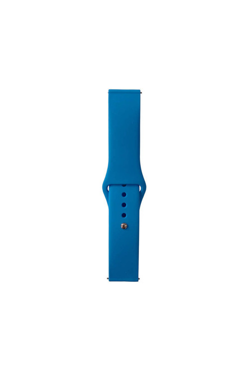 Huawei Gt2 46Mm Band Serisi 22Mm Klasik Kordon Silikon Strap Kayış-Mavi
