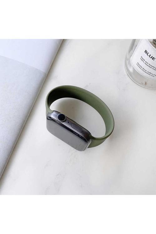 Apple Watch 42Mm Uyumlu Krd-31 Solo Loop Large Kordon, Yeşil