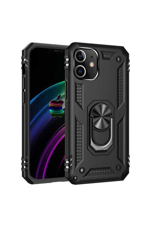 İphone 12 Mini Uyumlu Vega Kılıf-Siyah