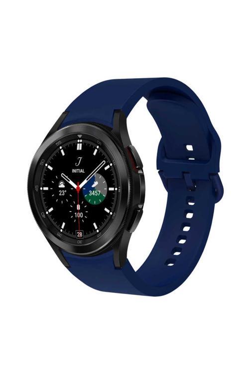 Galaxy Watch 4 Classic 42Mm Krd-50 Uyumlu Zore Kordon-Petrol Mavi