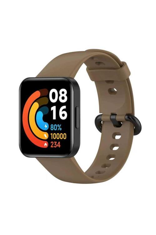 Xiaomi Redmi Watch 2 Lite Uyumlu Klasik Zore Kordon-Kahverengi
