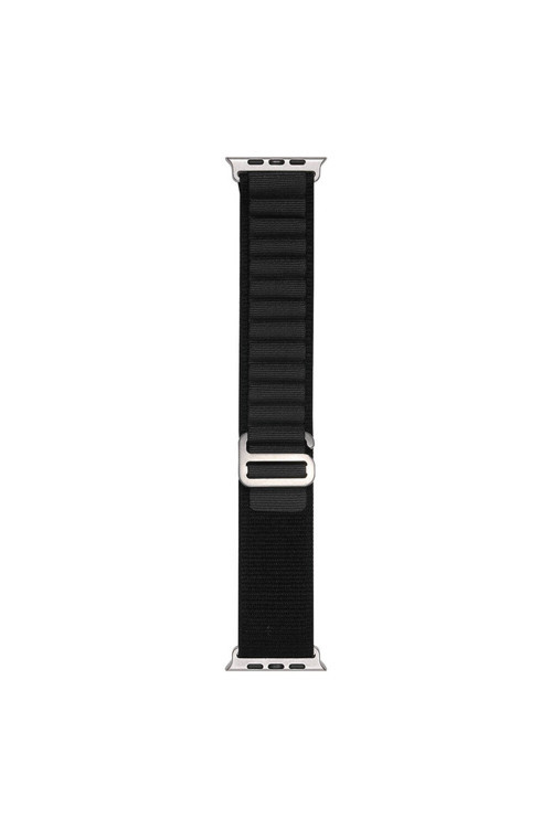 Watch 38Mm Clo- Band-74 Hasır Kordon-Siyah-Gri