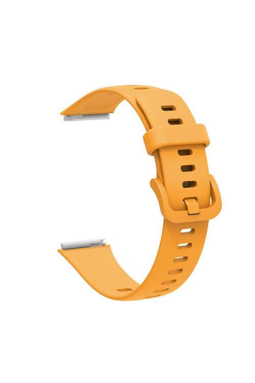 Huawei Band 7 Krd-71 Uyumlu Zore Kordon-Sarı