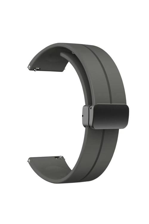 Galaxy Watch Active 2 40Mm Krd-84 20Mm Uyumlu Pat Kordon Koyu Gri