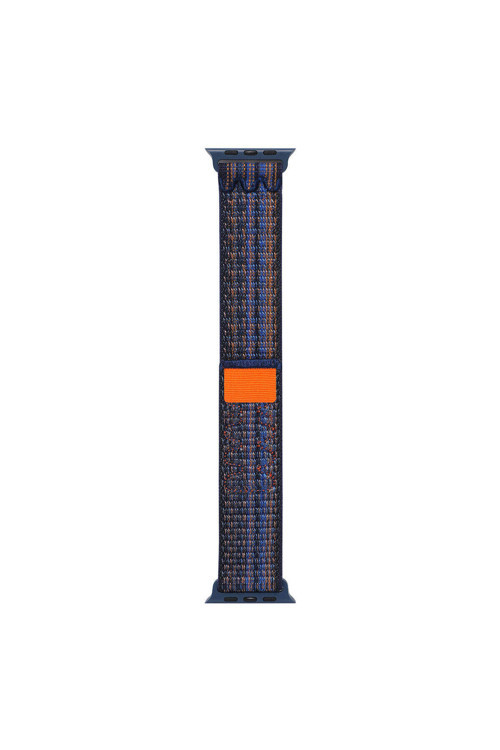 Watch 7 45Mm Uyumlu Krd-91 Hasır Kordon Strap Kayış Clo- Mavi