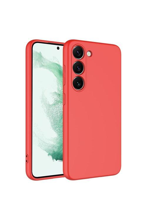 Galaxy S23 Uyumlu Mara Lansman Kılıf-Kırmızı