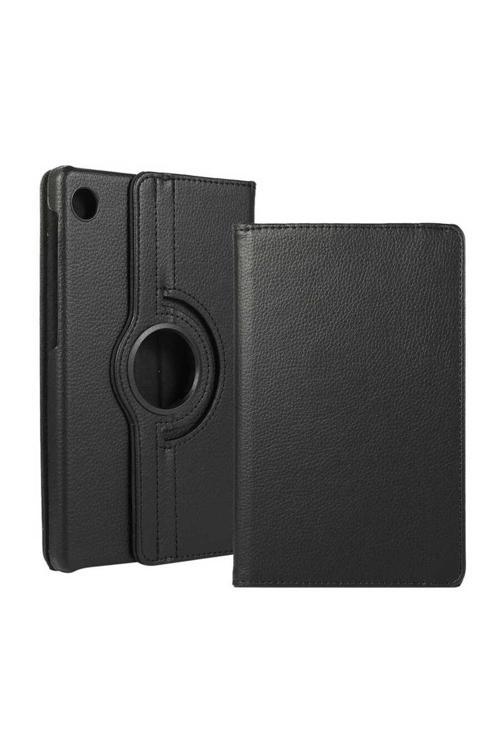 Lenovo Tab M10 Plus Tbtb-128F 3. Jenerasyon  Uyumlu Zore Dönebilen Standlı Kılıf-Siyah
