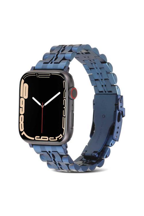 Watch 7 41Mm Uyumlu Krd-54 Metal Zore Kordon-Lacivert