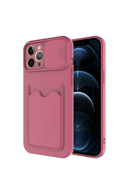 İphone 12 Pro Uyumlu Fzd Kartix Kılıf-Koyu Mor