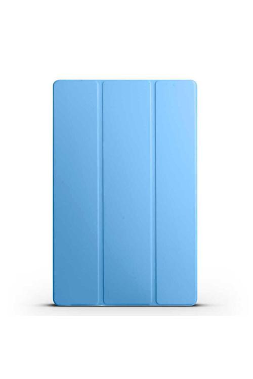 Galaxy Tab S9 Plus  Uyumlu Zore Smart Cover Standlı 1-1 Kılıf-Mavi