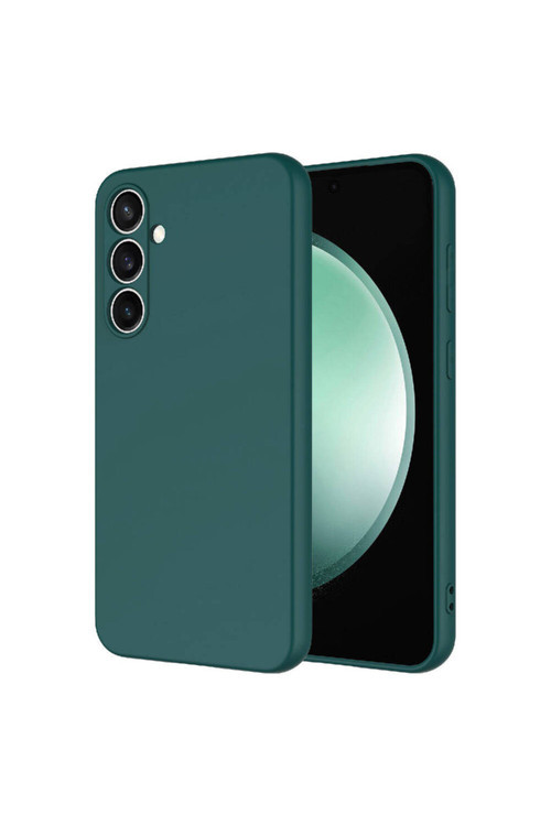Galaxy S23 Fe Uyumlu Mara Lansman Kılıf-Koyu Yeşil