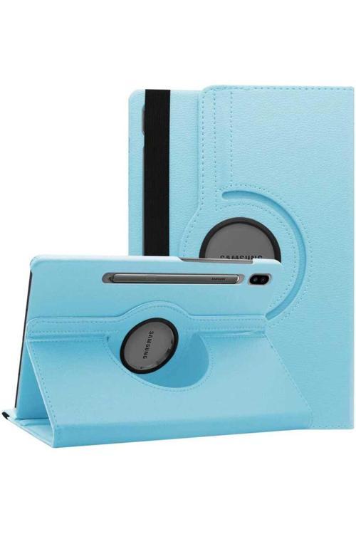 Galaxy Tab S7 T870  Uyumlu Zore Dönebilen Standlı Kılıf-Mavi