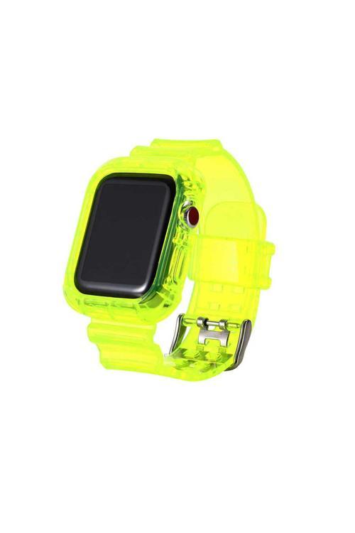 Watch 44Mm Krd-27 Uyumlu Zore Kordon-Sarı