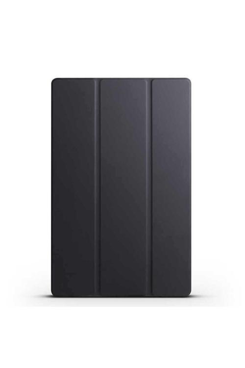 Galaxy Tab S9 Plus  Uyumlu Zore Smart Cover Standlı 1-1 Kılıf-Siyah