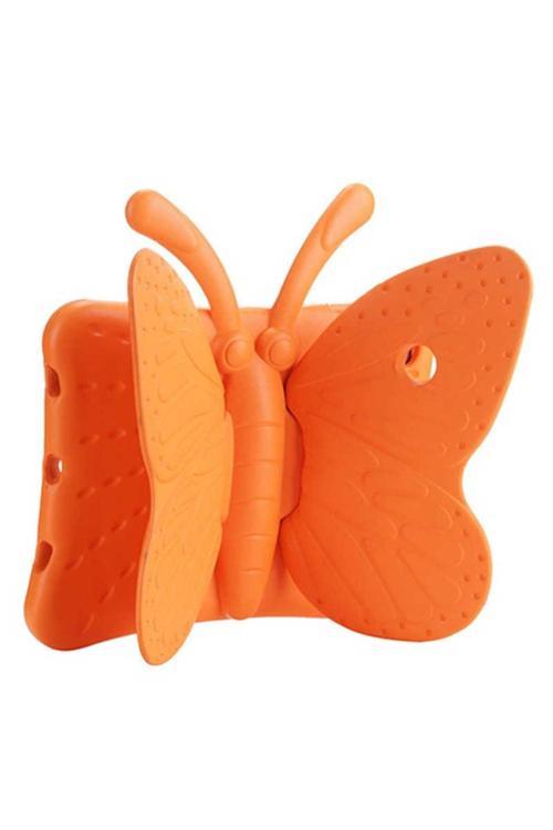 İpad Mini 1. Nesil  Uyumlu Zore Butterfly Standlı Tablet Kılıf-Turuncu