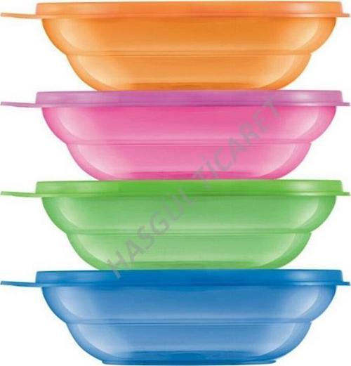 BONBON KAPLAR 4x400 ml Saklama Kabı HSGL