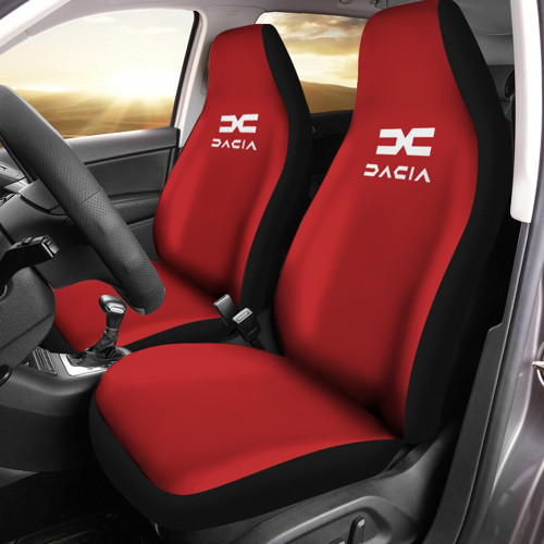 Dacia Logan Araca Özel Oto Koltuk Kılıfı PRO - Kırmızı Yeni Logolu
