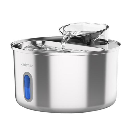 WF009L-W Metal Tasarım Pencereli Otomatik Kedi Su Sebili,Kedi Su Çeşmesi, Su Pınarı 3.5Lt Geniş Hazne, SUS304 Çelik, Ultra Sessiz, Çok Katmanlı Filtrasyon