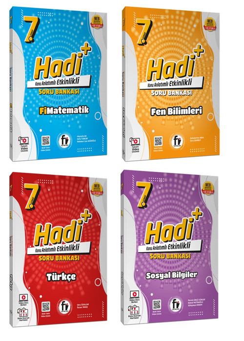 Fi Yayınları 7. Sınıf Hadi Konu Anlatımlı Soru Bankası Tüm Dersler Set