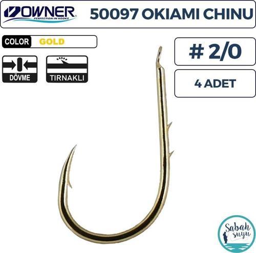 50097 Okiami Chinu İğne Sarı #2/0 (4 Adet)