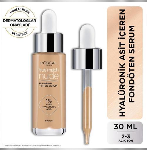True Match Nude Fondöten Serum 2-3 Light