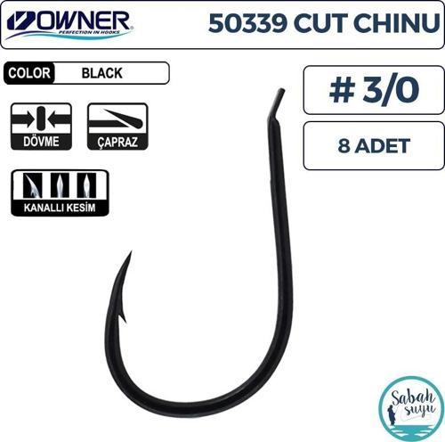 50339 Cut Chinu İğne Siyah #3/0 (8 Adet)