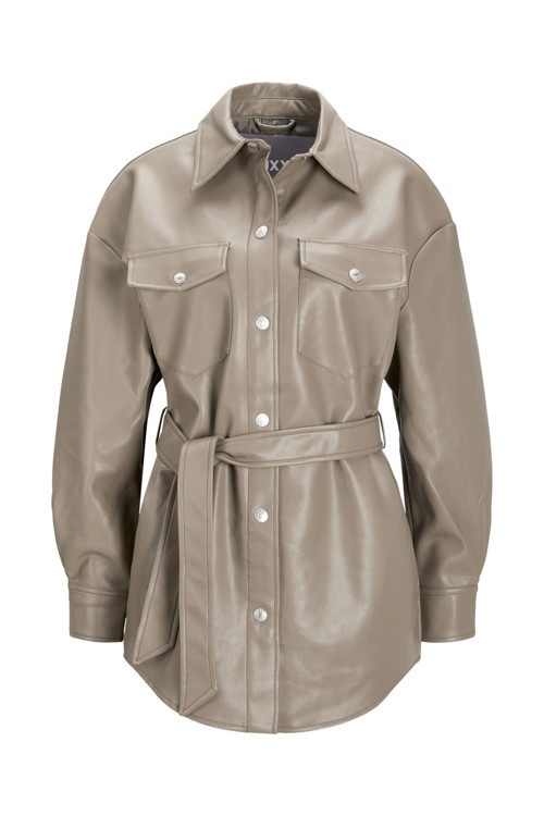Jxluna Faux Leather Overshırt Noos