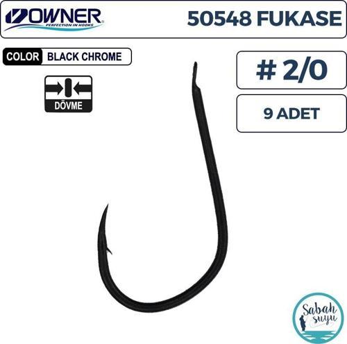 50548 Fukase İğne #2/0 (9 Adet) Siyah