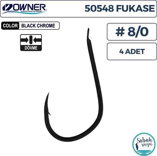 50548 Fukase İğne #8/0 (4 Adet) Siyah