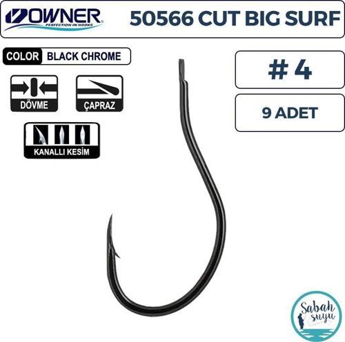 50566 Cut Big Surf  İğne #4 (9 Adet) Siyah