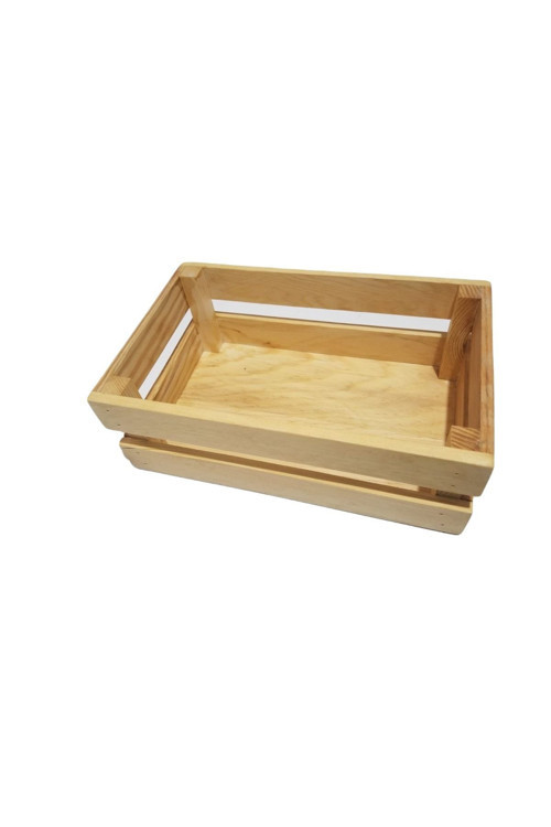 Dekoratif Ahşap Kasa Sandık Çok Amaçlı Kasa Kitaplık 27X17X9