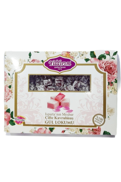 Çifte Kavrulmuş Gül Lokumu 150 G